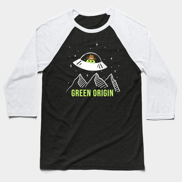 Alien Jeff Bezos Baseball T-Shirt by MorvernDesigns